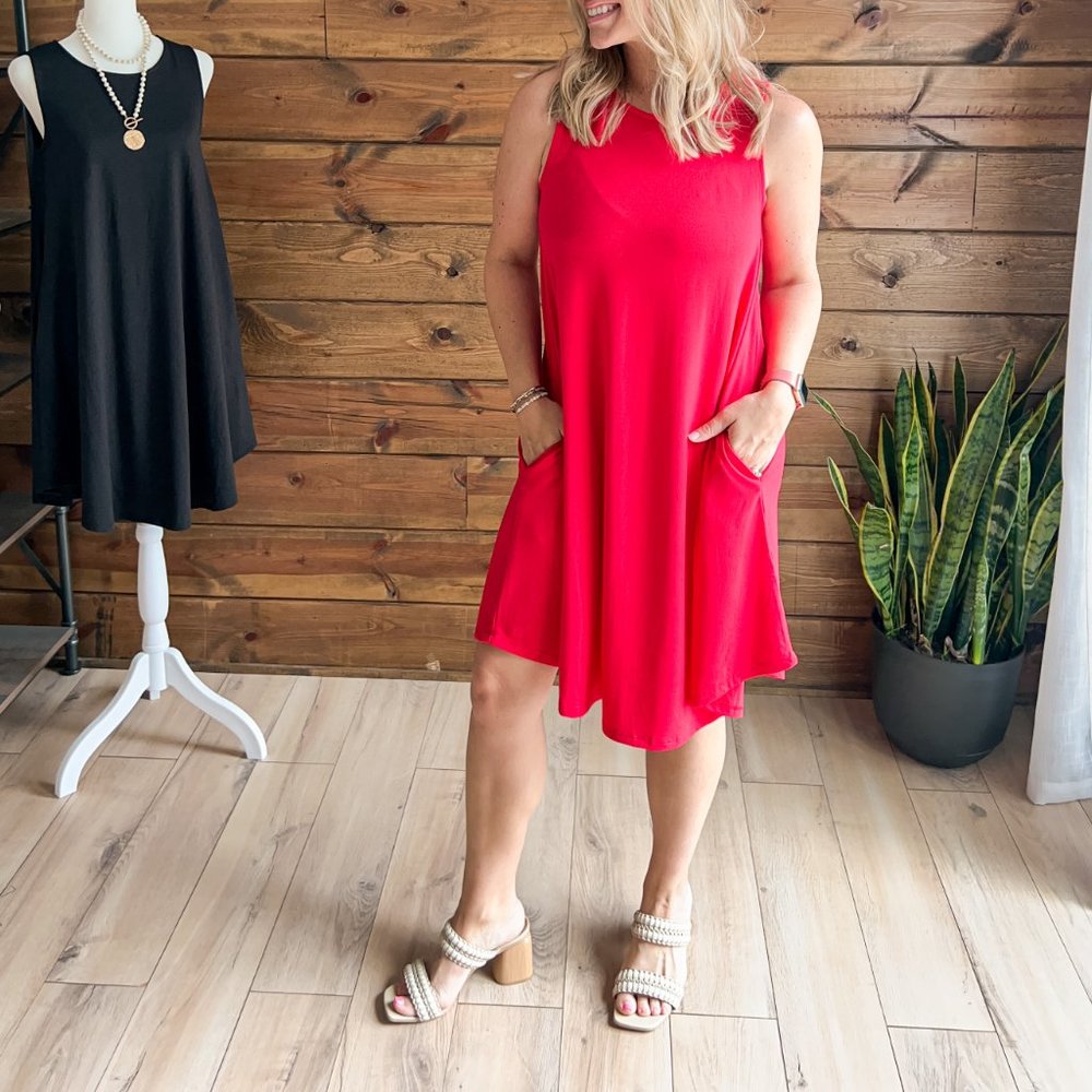 THE JANIE DRESS RUBY - Picture 6 of 6